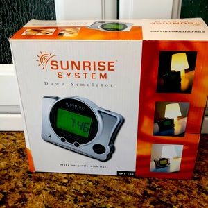 Sunrise system dawn simulator alarm clock NIB